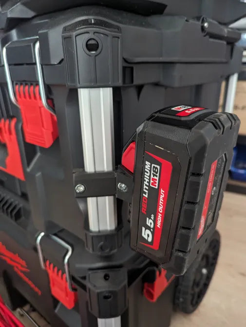 Milwaukee Packout M18 Batteri Holder/Beslag