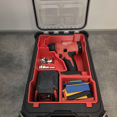 3D-printet Packout indlæg til Milwaukee M18 BHG varmluftpistol