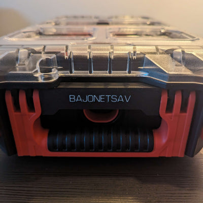 3D-printede labels til Milwaukee Packout sortimentkasser