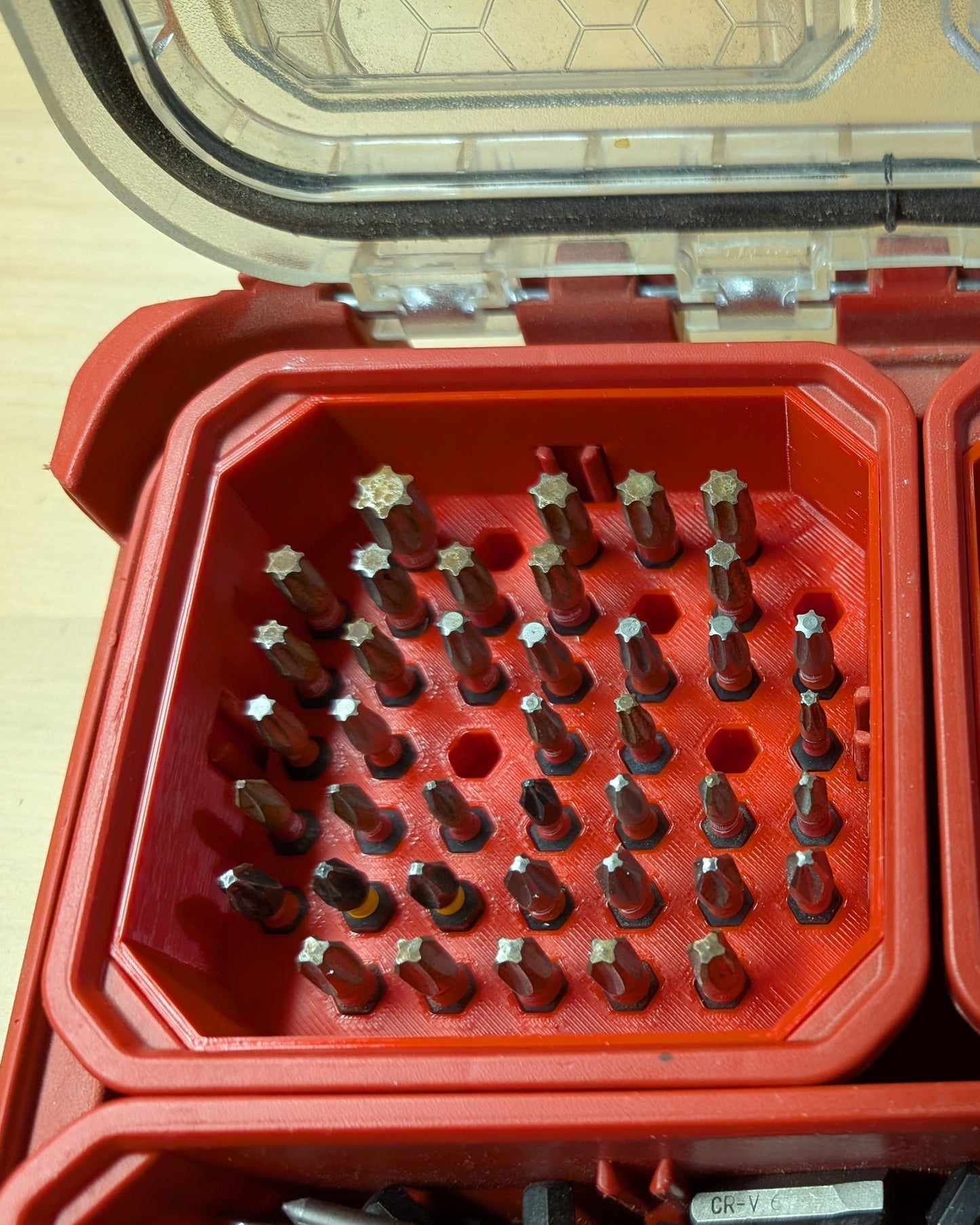 Bit-holder til Milwaukee Packout Slim (Lav Profil)